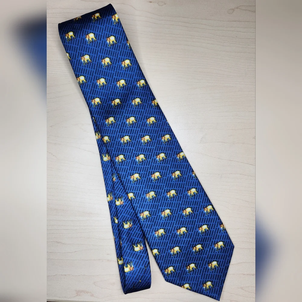 100% Silk Elephant‎ Tie